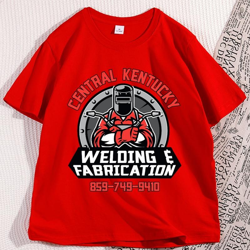 Funny Welding Printed T Shirt Cotton Short Sleeve O Neck Tshirt Casual Streetwear Trendy Y2k Cotton Male Clothing Loose S
Funny Welding Printed T Shirt Cotton Short Sleeve O Neck Tshirt Casual Streetwear Trendy Y2k Cotton Male Clothing Loose S