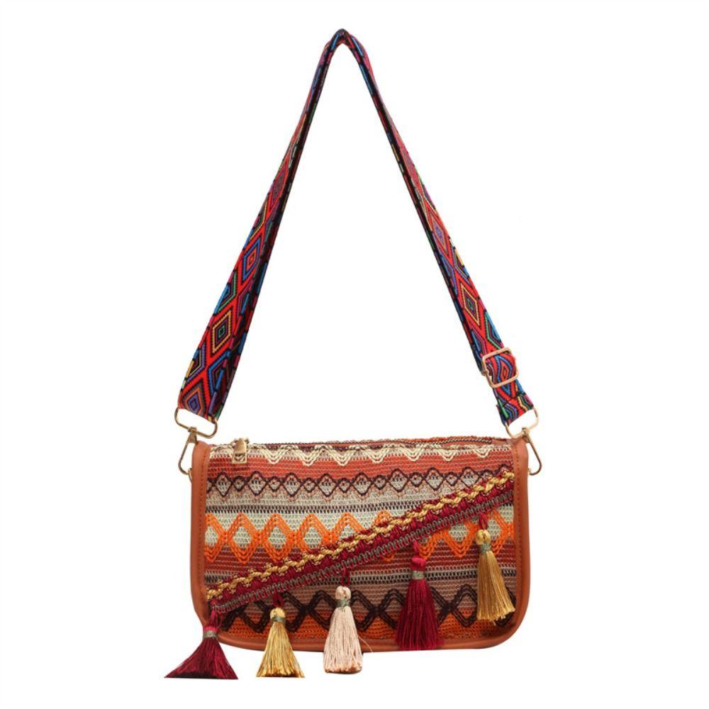 Tassel Bohemian Shoulder Bag Colorful Ethnic Style Crossbody Bag Fringe Shoulder Bag Travel вино красного
Tassel Bohemian Shoulder Bag Colorful Ethnic Style Crossbody Bag Fringe Shoulder Bag Travel вино красного