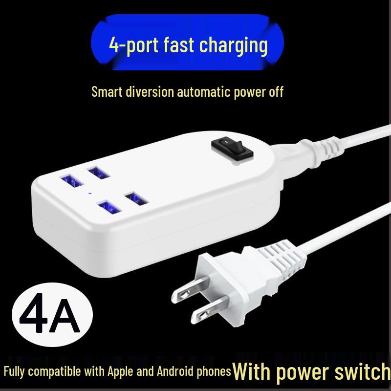 11-Port USB Charger for Android - Fast Charging Multi-Hole Desktop Plug with Data Cable
11-Port USB Charger for Android - Fast Charging Multi-Hole Desktop Plug with Data Cable