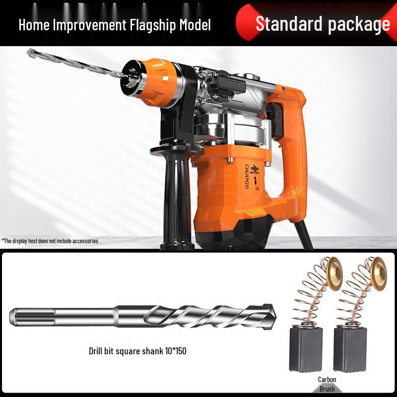 Chuangyi Multi-Function Electric Hammer, Pick & Drill – High-Power Concrete Tool for Home Use
Chuangyi Multi-Function Electric Hammer, Pick & Drill – High-Power Concrete Tool for Home Use