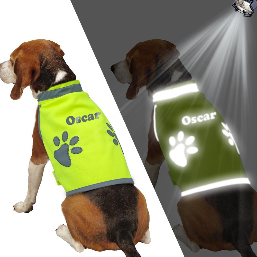 New Custom Dog Clothes Reflective Dog Vest Personality Printed Pet Name Clothing High Visibility Night Walking Vests For Dogs S
New Custom Dog Clothes Reflective Dog Vest Personality Printed Pet Name Clothing High Visibility Night Walking Vests For Dogs S
