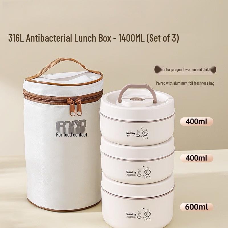 316 Stainless Steel Insulated Lunch Box
316 Stainless Steel Insulated Lunch Box
