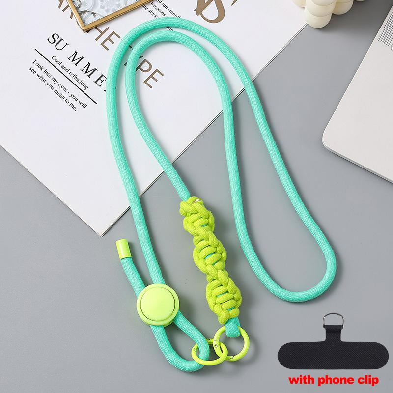 Universal Adjustable Crossbody Phone Lanyard Strap Anti-Loss Outdoor Shoulder Phone Strap Accessory Fashionable 0.8x120cm зелений
Universal Adjustable Crossbody Phone Lanyard Strap Anti-Loss Outdoor Shoulder Phone Strap Accessory Fashionable 0.8x120cm зелений