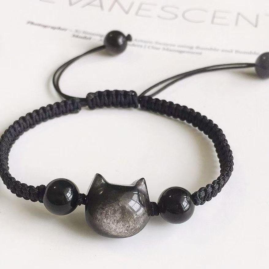 Kitty Collection: Fashionable Handmade Woven Rope Bracelet Gift for Girlfriend
Kitty Collection: Fashionable Handmade Woven Rope Bracelet Gift for Girlfriend