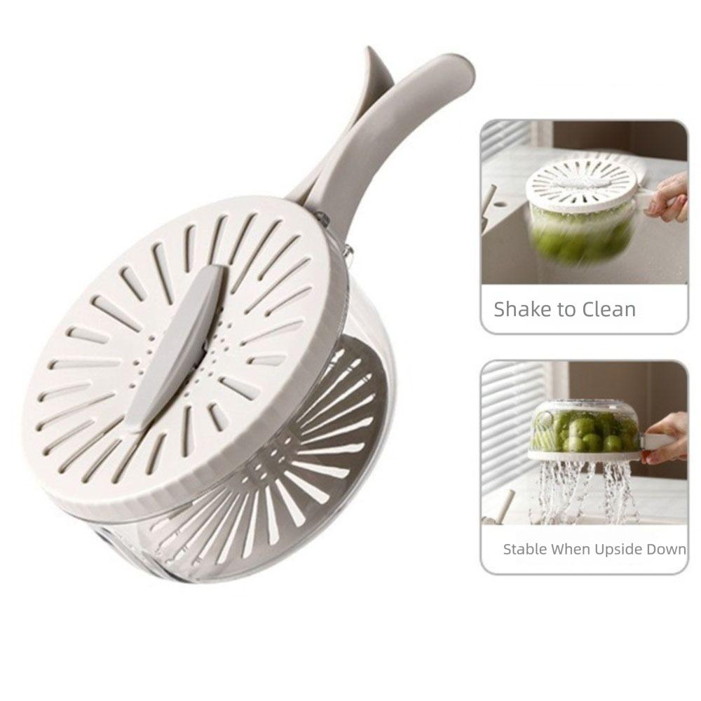 Folding Handle Fruit Vegetable Washing Bowl 2 In 1 Water-Filtering Basin for Home білий
Folding Handle Fruit Vegetable Washing Bowl 2 In 1 Water-Filtering Basin for Home білий