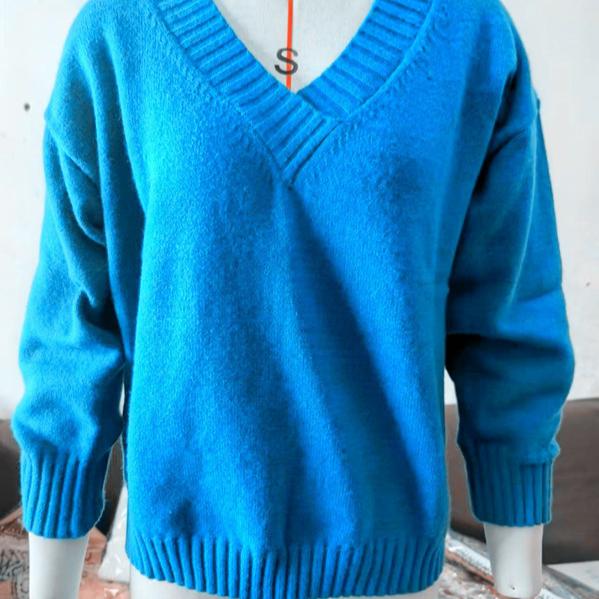 Женская мода, повседневный однотонный принт, осень-зима, свободные свитера с длинным рукавом и v-образным вырезом 4XL синий
Женская мода, повседневный однотонный принт, осень-зима, свободные свитера с длинным рукавом и v-образным вырезом 4XL синий