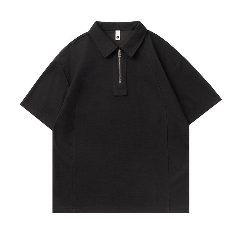 Mu Qiu Men s Striped Patchwork Lapel Polo Shirt | Short Sleeve Half-Zip Casual Top 2XL (160-180 jin) чёрный
Mu Qiu Men s Striped Patchwork Lapel Polo Shirt | Short Sleeve Half-Zip Casual Top 2XL (160-180 jin) чёрный