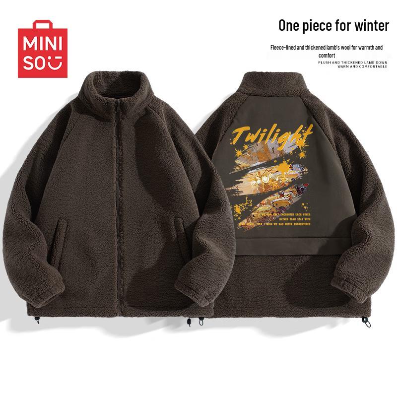 MINISO Men s Winter Warm Outdoor Stand Collar Fleece Jacket
MINISO Men s Winter Warm Outdoor Stand Collar Fleece Jacket
