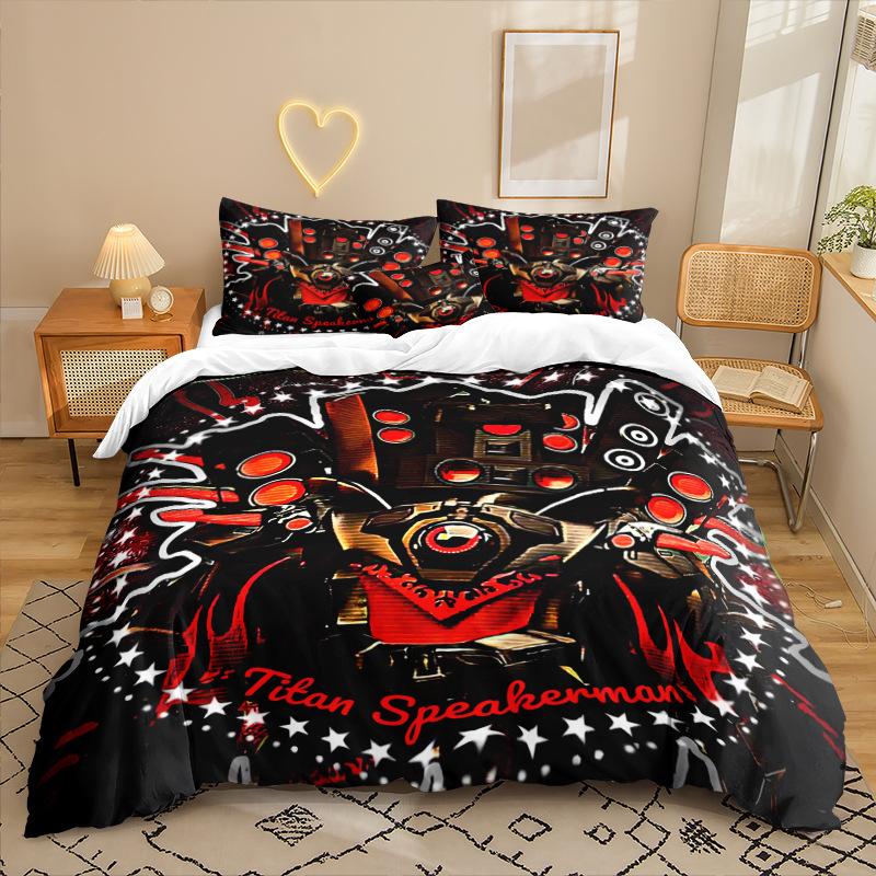 Fashion technology,3D digital printed bedding, duvet covers, pillowcases 90 * 200 two-piece set
Fashion technology,3D digital printed bedding, duvet covers, pillowcases 90 * 200 two-piece set