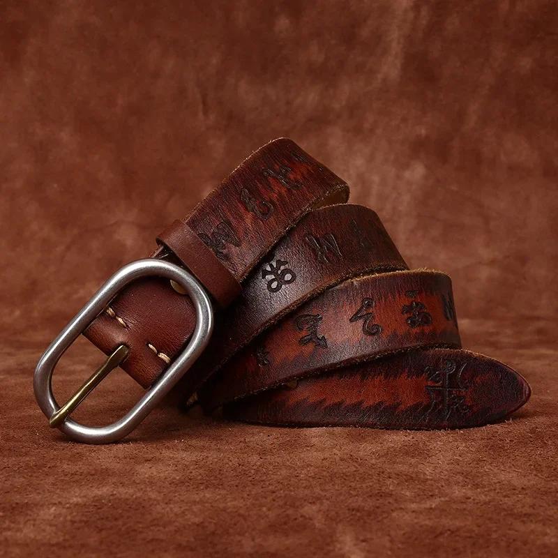 3.3CM Ремень из натуральной кожи для мужчин, высококачественная пряжка из нержавеющей стали, джинсы, повседневные ремни из коровьей кожи, ковбойский пояс для мужчин 125cm хаки
3.3CM Ремень из натуральной кожи для мужчин, высококачественная пряжка из нержавеющей стали, джинсы, повседневные ремни из коровьей кожи, ковбойский пояс для мужчин 125cm хаки