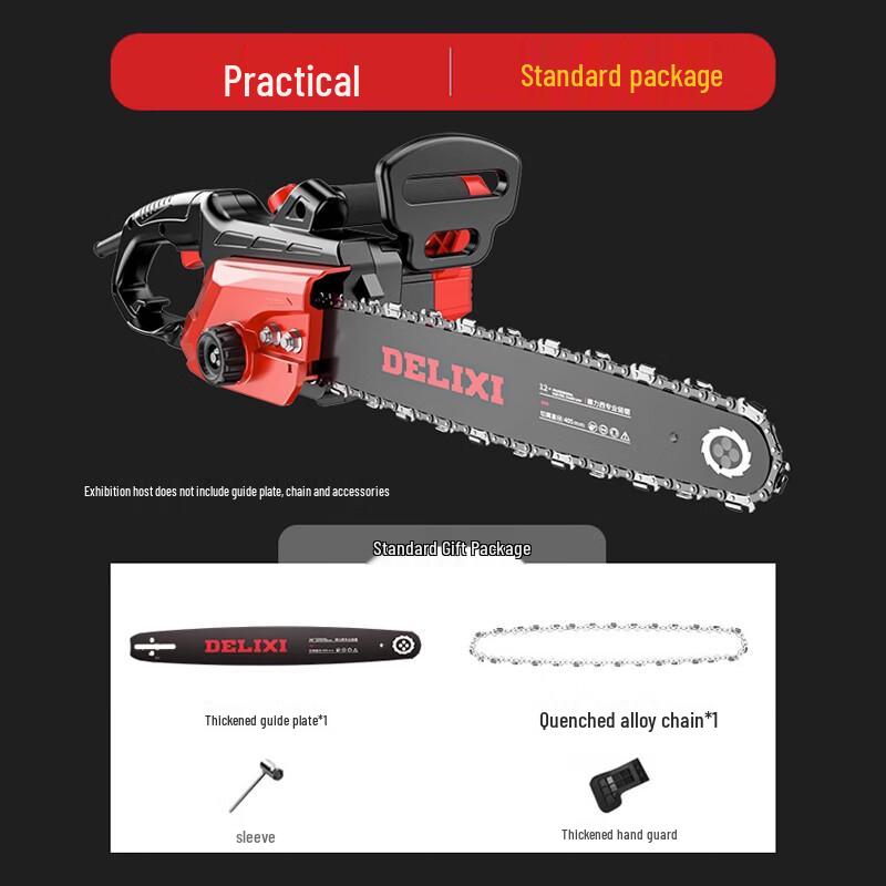 DELIXI 220V Handheld Electric Chainsaw CN plug (adapter included)
DELIXI 220V Handheld Electric Chainsaw CN plug (adapter included)