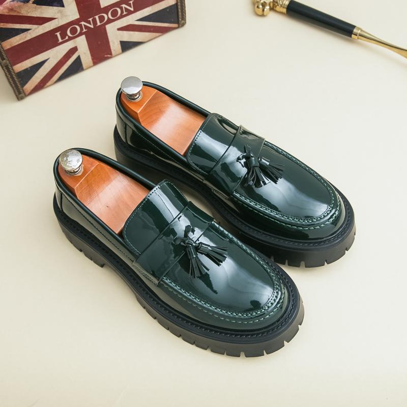 Мода Модные лоферы с кисточками Качество Универсальные На толстой подошве Удобные Противоскользящие Мужские кожаные туфли Деловые Офисные Туфли для вождения 46 зелёный
Мода Модные лоферы с кисточками Качество Универсальные На толстой подошве Удобные Противоскользящие Мужские кожаные туфли Деловые Офисные Туфли для вождения 46 зелёный