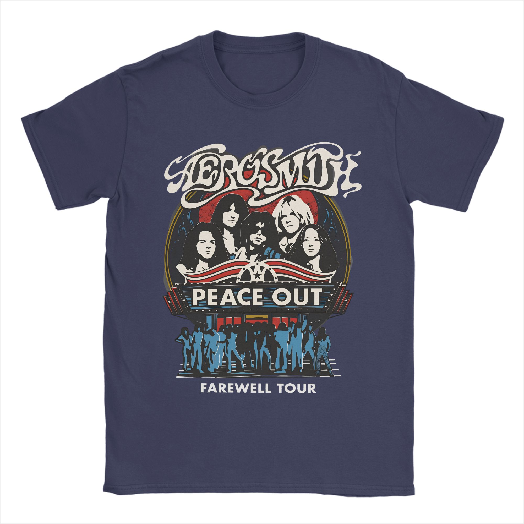 Mens TShirt Aerosmith Tour Crazy 100 Cotton Tee Shirt Short Sleeve T Shirt O Neck Clothes Plus Size 4XL
Mens TShirt Aerosmith Tour Crazy 100 Cotton Tee Shirt Short Sleeve T Shirt O Neck Clothes Plus Size 4XL