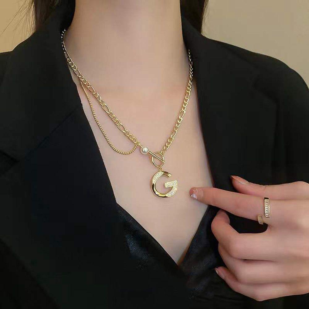 Choker Jewelry Gift Trend Charm Men Women Necklace Sweater Chain Korean Style G Pendant Necklace золотой
Choker Jewelry Gift Trend Charm Men Women Necklace Sweater Chain Korean Style G Pendant Necklace золотой