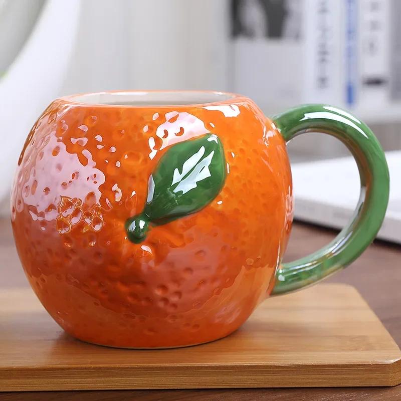 Creative Fruit Shape Mug Ceramic Coffee Cup Cute and Different Cups Original Mugs Free Shipping Drinkware Unusual Tea Cup Travel 430-610ml помаранчевий
Creative Fruit Shape Mug Ceramic Coffee Cup Cute and Different Cups Original Mugs Free Shipping Drinkware Unusual Tea Cup Travel 430-610ml помаранчевий
