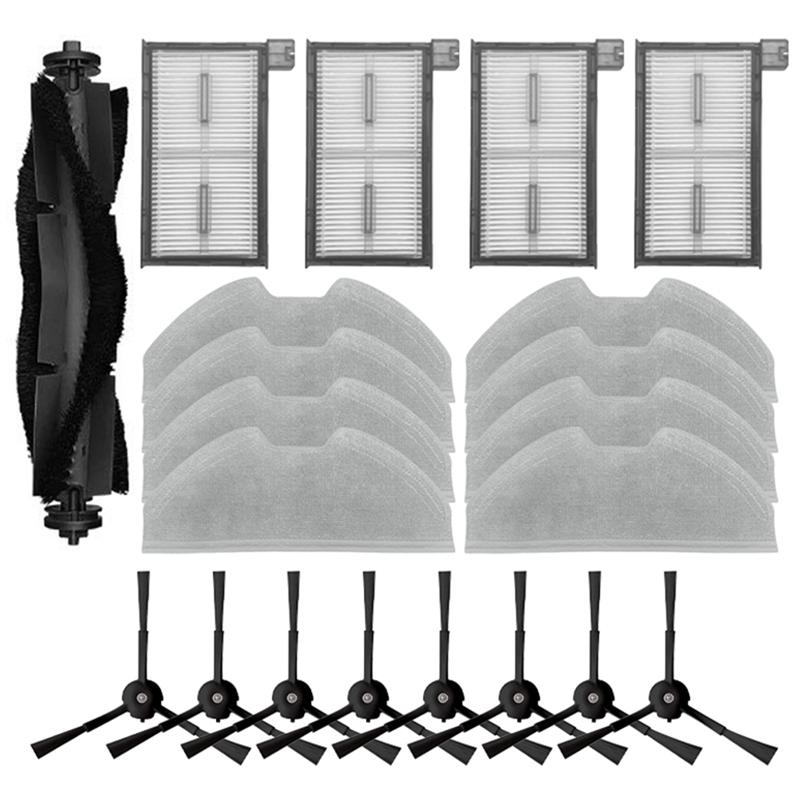 B69A For Eufy X8 Pro Serie X8 Pro SES Vacuum Cleaner Spare Replacement Main Side Brush Filter Mop Cloth Kit
B69A For Eufy X8 Pro Serie X8 Pro SES Vacuum Cleaner Spare Replacement Main Side Brush Filter Mop Cloth Kit
