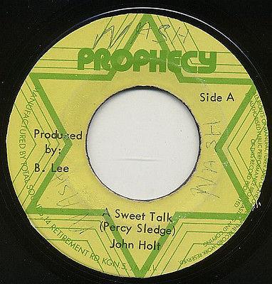 7inch Record JOHN HOLT A Sweet Talk NONE Prophecy Jamaica Reggae Ska Dub Used
7inch Record JOHN HOLT A Sweet Talk NONE Prophecy Jamaica Reggae Ska Dub Used