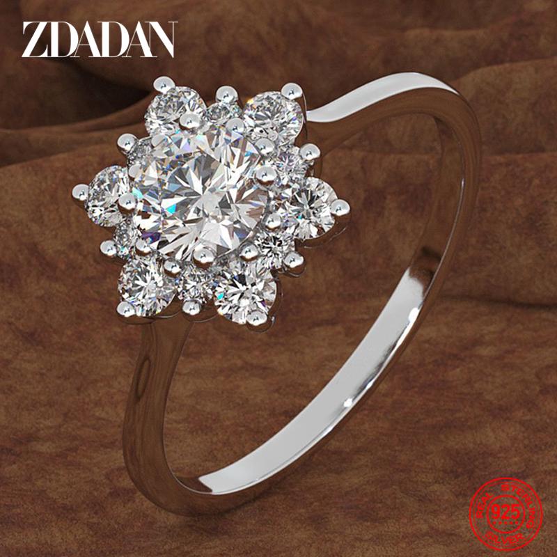 925 Sterling Silver Flower Zircon Rings for Women Wedding Jewelry 6 серебряный
925 Sterling Silver Flower Zircon Rings for Women Wedding Jewelry 6 серебряный