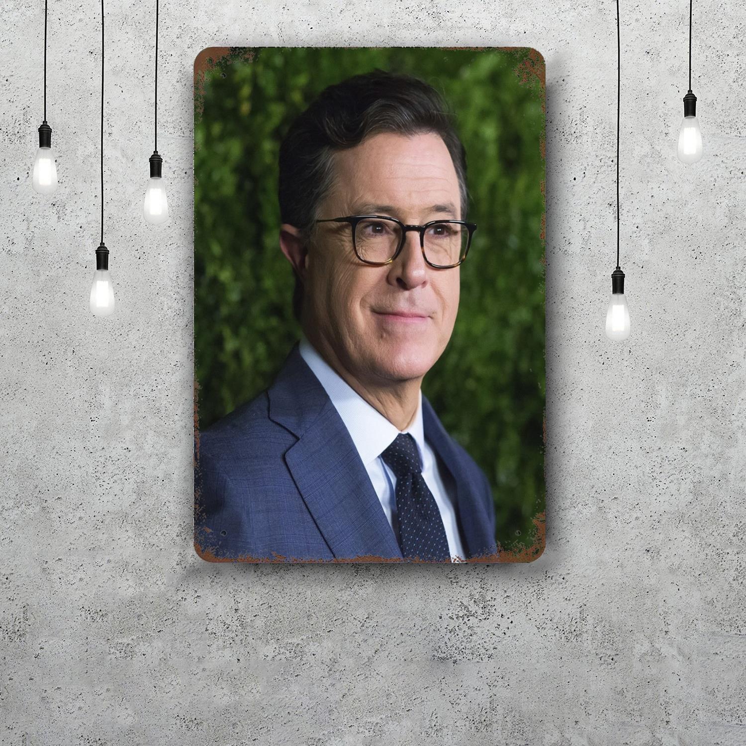 Stephen Colbert Metal Signs wall decor Vintage Tin Signs Captain Metal Poster Decor for Bar Pub Club Wall Decoration 20x30cm(7.8x11.8inch)
Stephen Colbert Metal Signs wall decor Vintage Tin Signs Captain Metal Poster Decor for Bar Pub Club Wall Decoration 20x30cm(7.8x11.8inch)
