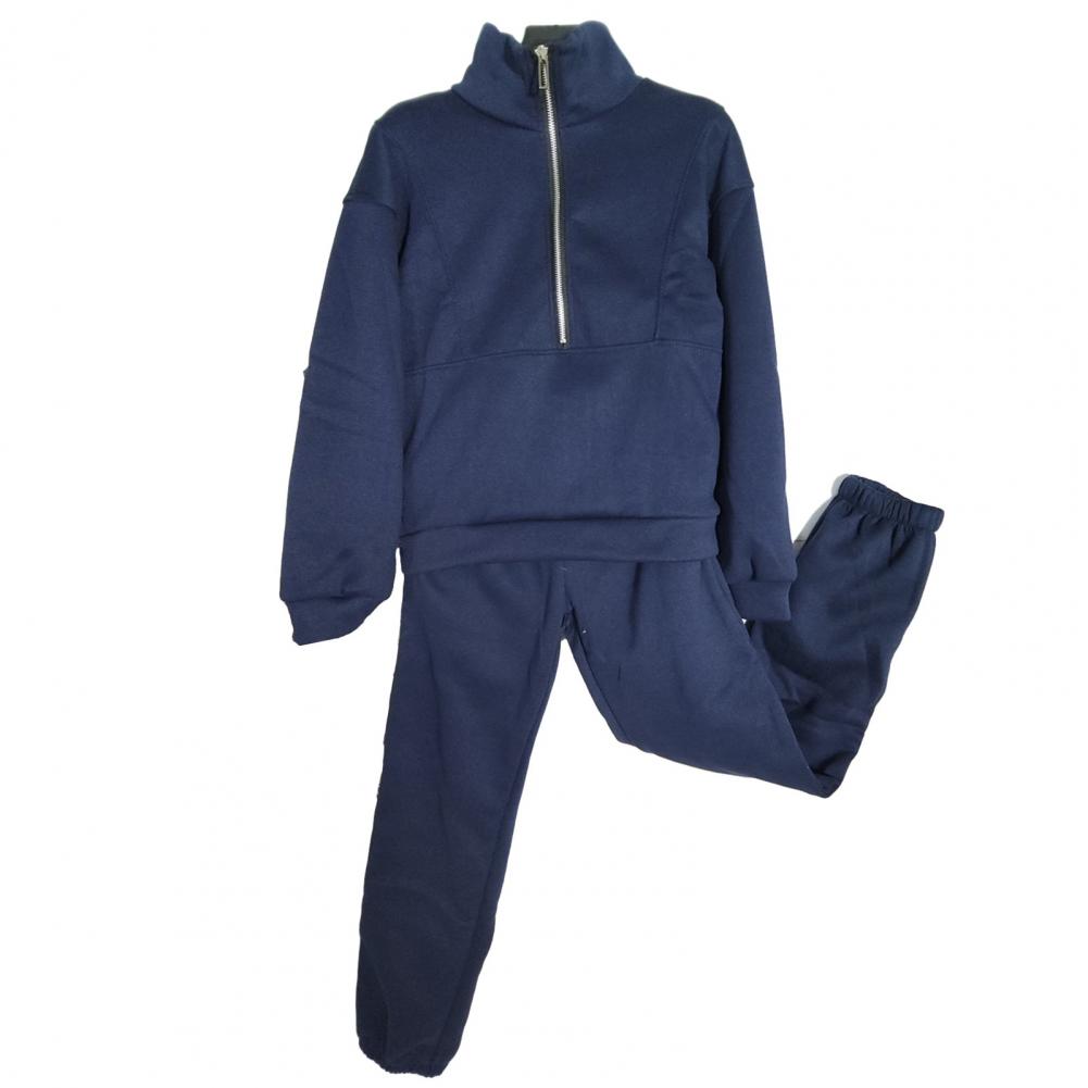 Комплект из 2 предметов: свитер, брюки, воротник-стойка, длинный рукав, свободная молния, плотные теплые однотонные брюки с эластичной резинкой на талии L темно-синий
Комплект из 2 предметов: свитер, брюки, воротник-стойка, длинный рукав, свободная молния, плотные теплые однотонные брюки с эластичной резинкой на талии L темно-синий