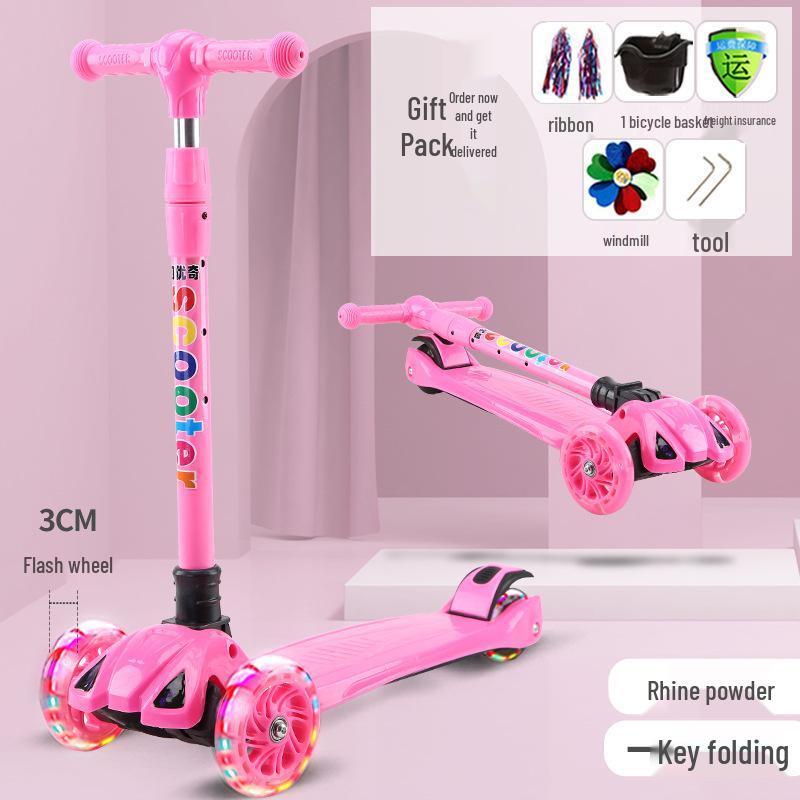 Складной детский самокат с мигающими колесами для детей 2-8 лет
Складной детский самокат с мигающими колесами для детей 2-8 лет