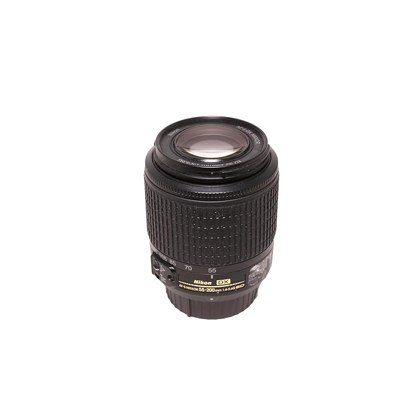 Nikon telephoto zoom lens AF-S DX VR Zoom Nikkor ED 55-200mm f/4-5.6G For Nikon DX format only
Nikon telephoto zoom lens AF-S DX VR Zoom Nikkor ED 55-200mm f/4-5.6G For Nikon DX format only