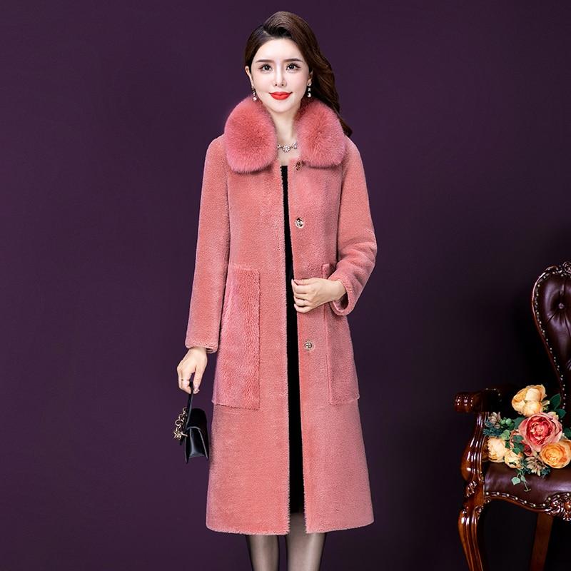Новая шуба для женщин из овечьей шерсти, модная женская шуба средней длины
Новая шуба для женщин из овечьей шерсти, модная женская шуба средней длины