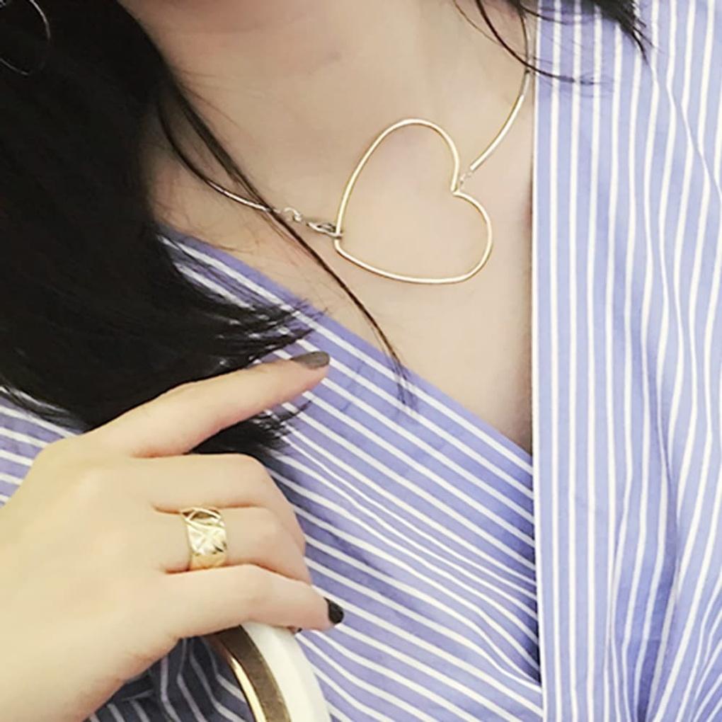 Women s Choker Necklace Layered Daily Heart Simple Pendant gold
Women s Choker Necklace Layered Daily Heart Simple Pendant gold