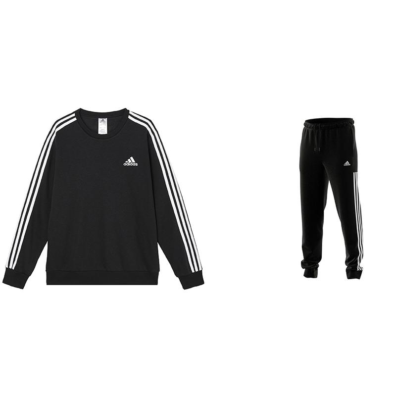 Adidas Комплект из свитера-пуловера с круглым вырезом и трикотажных брюк с логотипом и цветными блоками, унисекс, комплект из свитера и брюк, черный GK9106+EJ9317 M
Adidas Комплект из свитера-пуловера с круглым вырезом и трикотажных брюк с логотипом и цветными блоками, унисекс, комплект из свитера и брюк, черный GK9106+EJ9317 M