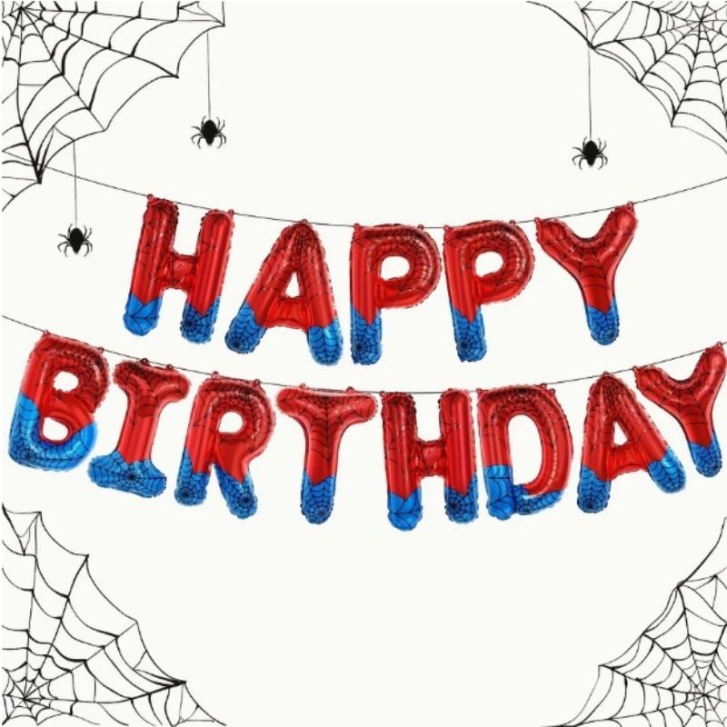 13 red and blue spider web background balloon aluminum film decorative balloons, suitable for birthday party decoration and theme parties
13 red and blue spider web background balloon aluminum film decorative balloons, suitable for birthday party decoration and theme parties