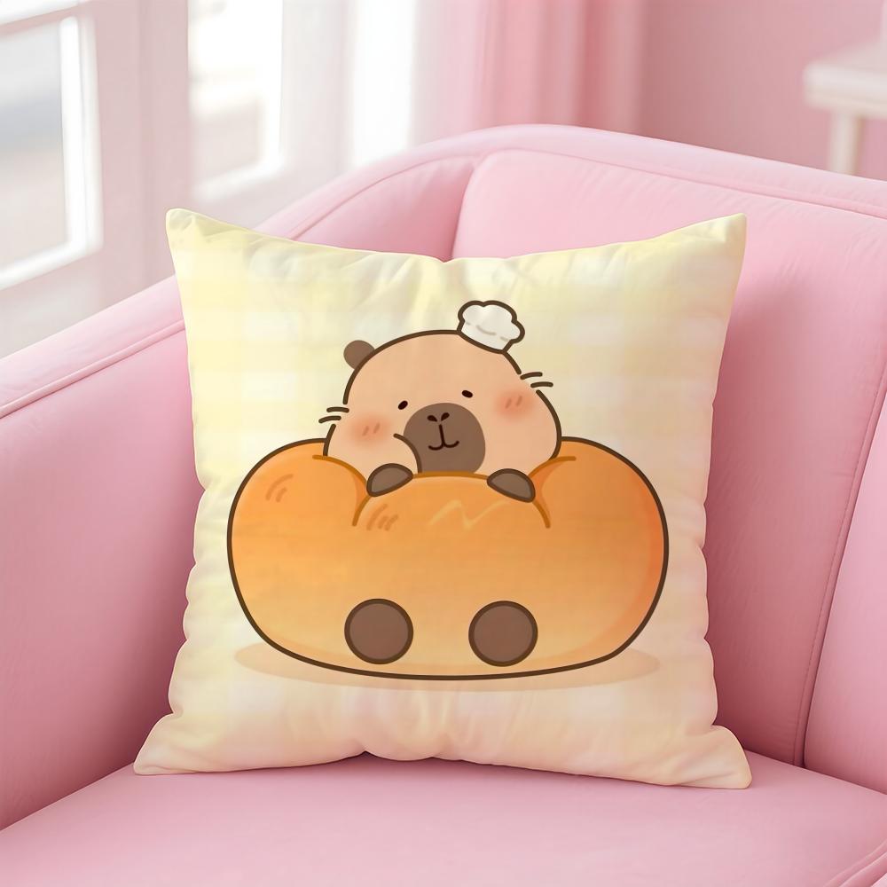 cute cartoon Capybara Cushion Cover Comfortable Reversible Pillow Cover Ideal for Car Sofa Bedroom & Beyond 12x12Inch
cute cartoon Capybara Cushion Cover Comfortable Reversible Pillow Cover Ideal for Car Sofa Bedroom & Beyond 12x12Inch