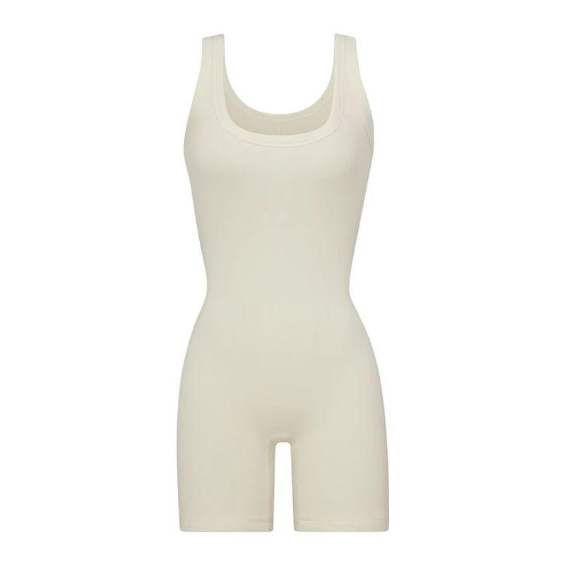 American Skims Pure Color Shaping Pants Sports Yoga I-Shaped Vest Thin Summer Jumpsuit Female Pure Cotton Beige L
American Skims Pure Color Shaping Pants Sports Yoga I-Shaped Vest Thin Summer Jumpsuit Female Pure Cotton Beige L