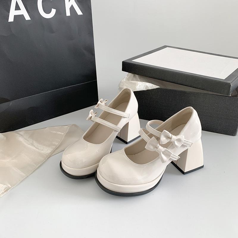 Beige Black French Mary Jane Shoes High Heels Pumps Platform Chunky Heel Bows Vintage Dress Shoes for Women Comfortable Leather 40 бежевий
Beige Black French Mary Jane Shoes High Heels Pumps Platform Chunky Heel Bows Vintage Dress Shoes for Women Comfortable Leather 40 бежевий