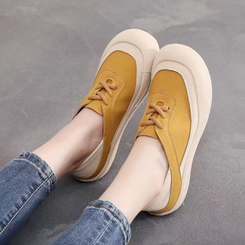 Woman Flat sole Canvas Casual Shoes Spring Autumn New Thick Sole Non Slip Light Slip On Dual Purpose Outdoor Half Slippers 36 жовтий
Woman Flat sole Canvas Casual Shoes Spring Autumn New Thick Sole Non Slip Light Slip On Dual Purpose Outdoor Half Slippers 36 жовтий