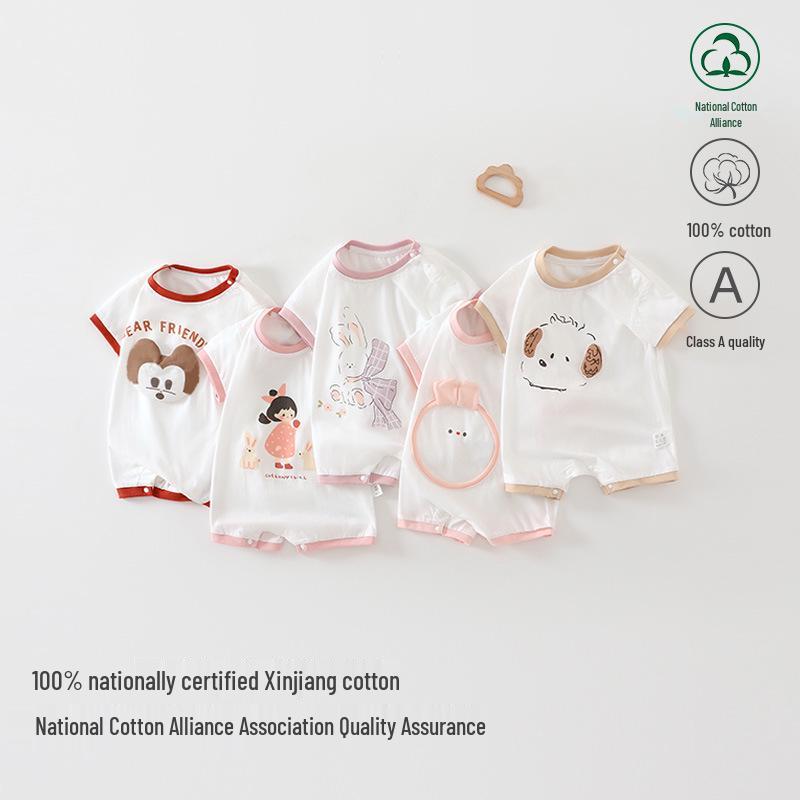 Korean Style Newborn Cotton Summer Romper – Breathable Short Sleeve Bodysuit for Boys and Girls 73 cm
Korean Style Newborn Cotton Summer Romper – Breathable Short Sleeve Bodysuit for Boys and Girls 73 cm