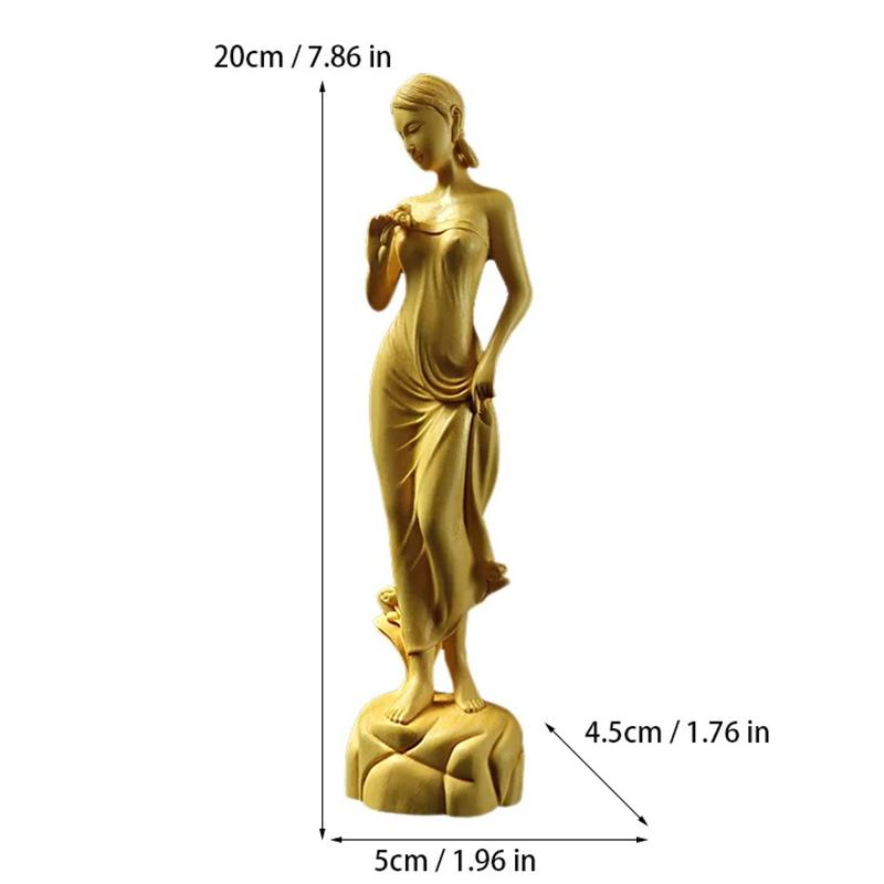 Натуральный кипарис Цветок Красивая девушка Статуэтка персонажа Элегантные украшения для дома, комнаты, офиса Китайская характерная резьба по дереву
Натуральный кипарис Цветок Красивая девушка Статуэтка персонажа Элегантные украшения для дома, комнаты, офиса Китайская характерная резьба по дереву