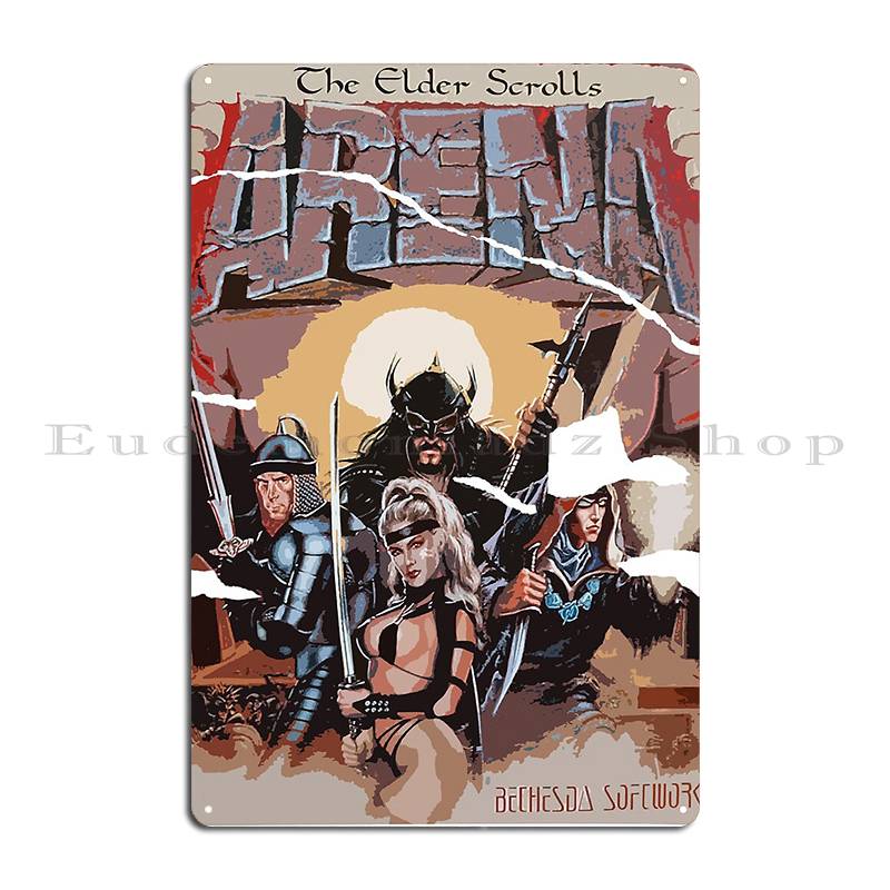 Arena Scrolls Rpg Fantasy Retro Vintage Gamer Gaming Elder Imperial Metal Sign Iron Designing Living Room Cave Tin Sign Poster 20x30cm(7.8x11.8inch)
Arena Scrolls Rpg Fantasy Retro Vintage Gamer Gaming Elder Imperial Metal Sign Iron Designing Living Room Cave Tin Sign Poster 20x30cm(7.8x11.8inch)
