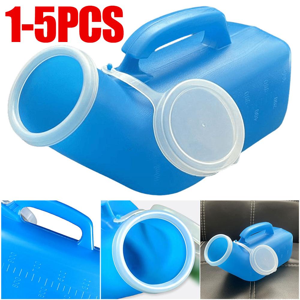 1-5pcs Urinals for Men 1200ml Thick Plastic Mens Bedpan Bottle with Lid - Spill Proof Urinary Bottle Male Urinal Pee Bottle
1-5pcs Urinals for Men 1200ml Thick Plastic Mens Bedpan Bottle with Lid - Spill Proof Urinary Bottle Male Urinal Pee Bottle