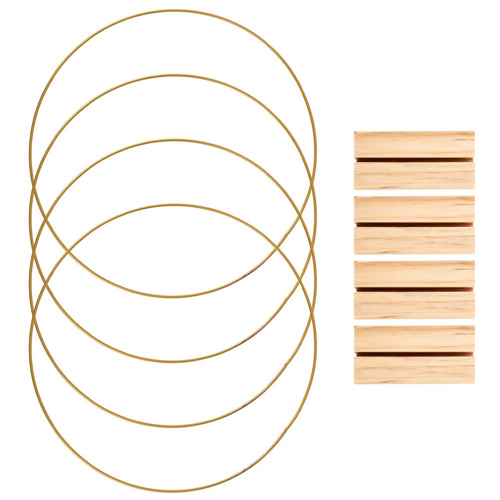 2 Set Garland Hoop Decoration Centerpieces for Tables Dream Catcher Round Wreath Frame Gold with Stand Flower Hoops Metal Rings 20X20X0.3CM
2 Set Garland Hoop Decoration Centerpieces for Tables Dream Catcher Round Wreath Frame Gold with Stand Flower Hoops Metal Rings 20X20X0.3CM