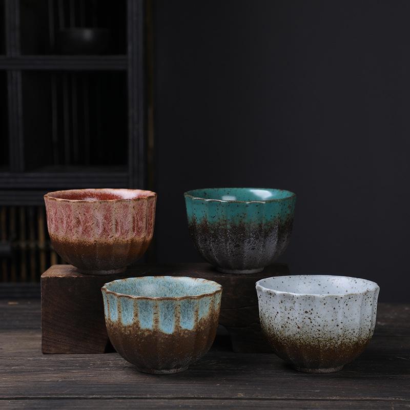 Ceramic Cup Single Cup Kung Fu Tea Set Accessories Teacup Tea Bowl Household Simple Retro Coarse Pottery Tea Cup 120ml
Ceramic Cup Single Cup Kung Fu Tea Set Accessories Teacup Tea Bowl Household Simple Retro Coarse Pottery Tea Cup 120ml