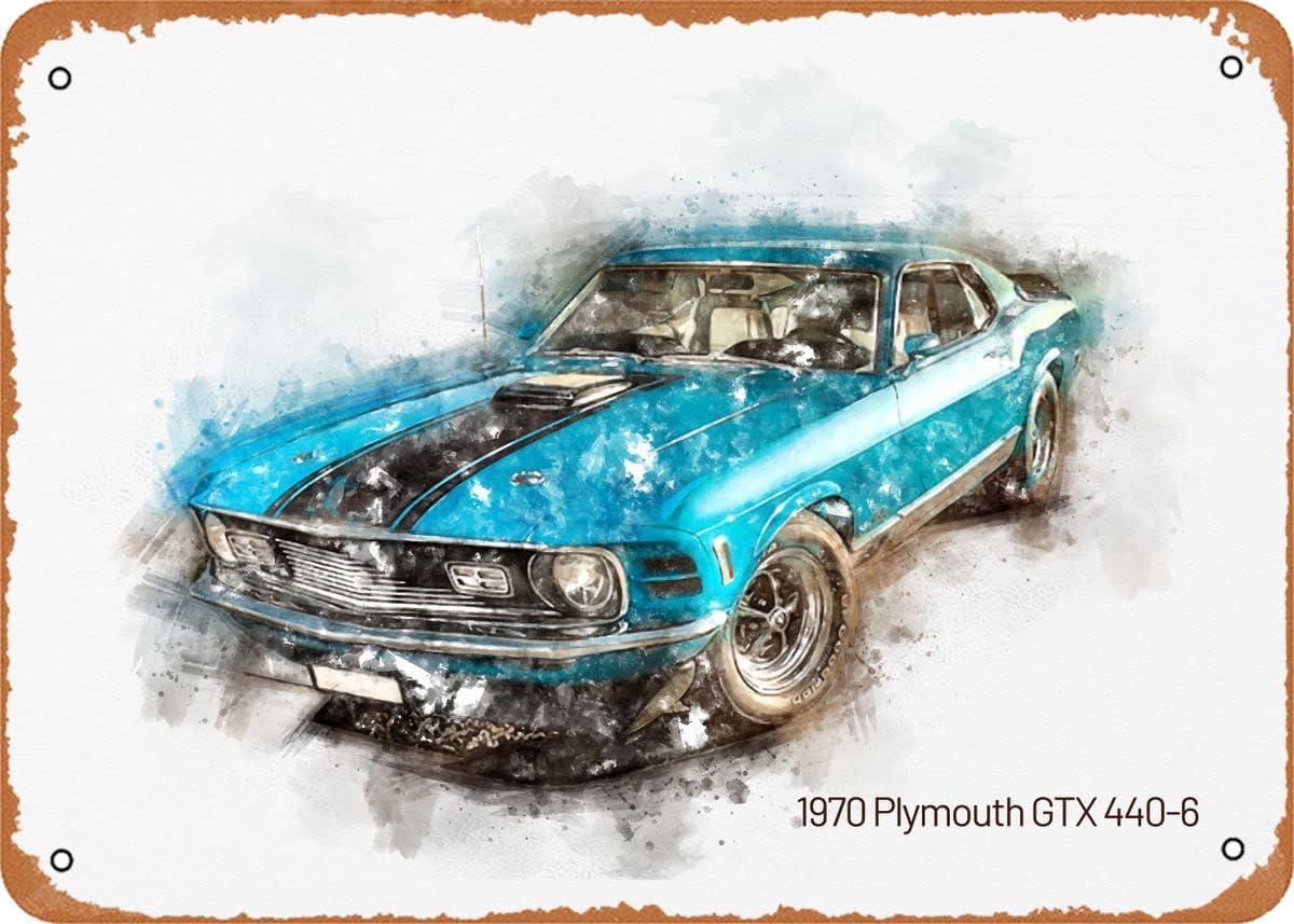 Muscle Car Metal Tin Sign in Classic Car Vintage Poster Man Cave Decorative 20x30cm(7.8x11.8inch)
Muscle Car Metal Tin Sign in Classic Car Vintage Poster Man Cave Decorative 20x30cm(7.8x11.8inch)