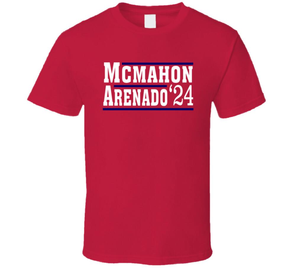 Mcmahon Arenado For President 2024 T Shirt Mens Womens Tees Top 3XL
Mcmahon Arenado For President 2024 T Shirt Mens Womens Tees Top 3XL