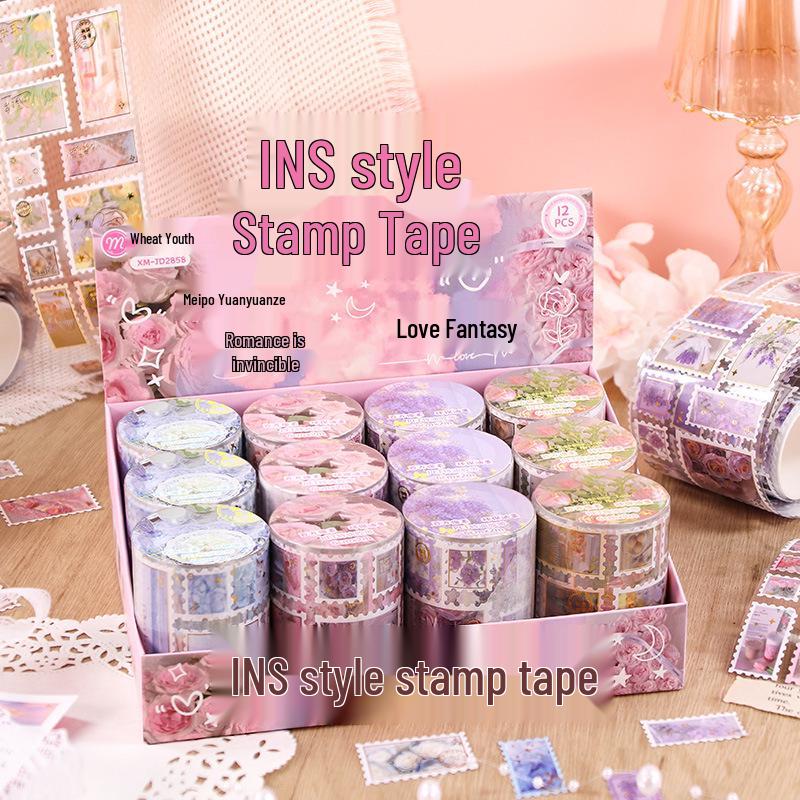 Wheat Retro Stamp Washi Tape: Million Pixel PET Oil Paper for DIY Collage & Decoration
Wheat Retro Stamp Washi Tape: Million Pixel PET Oil Paper for DIY Collage & Decoration