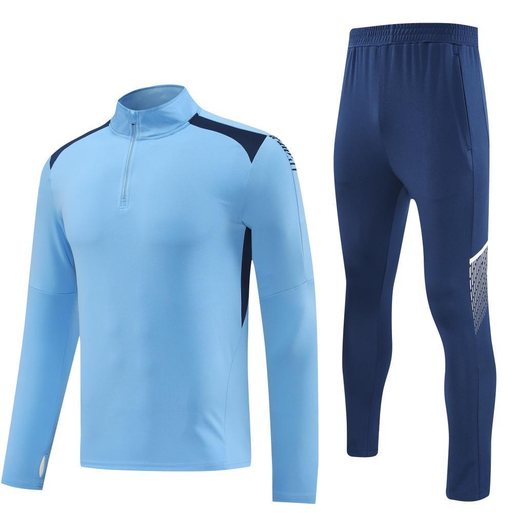 Spring/Autumn Half-Zip Football Training Suit: Adult & Youth Uniforms L
Spring/Autumn Half-Zip Football Training Suit: Adult & Youth Uniforms L