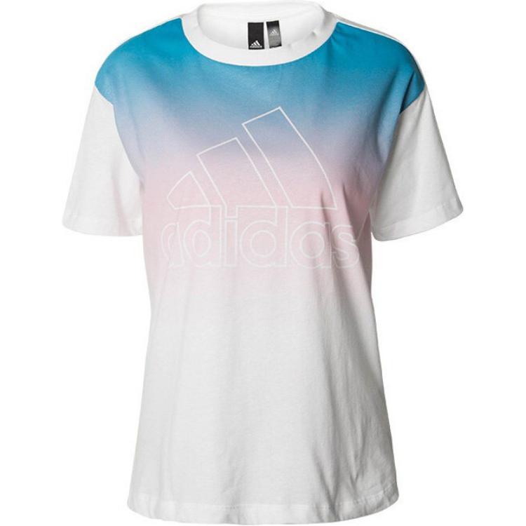 Adidas Gradient Breathable Comfortable Short Sleeve T-Shirt Women Tops Pink Blue DV0716 S
Adidas Gradient Breathable Comfortable Short Sleeve T-Shirt Women Tops Pink Blue DV0716 S
