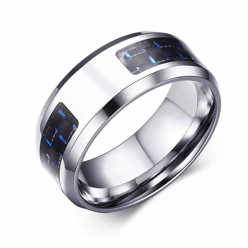 Laser Engraved Wolf Men Ring for Men Stainless Steel Blue Carbon Fibre 8mm Wedding Band 7
Laser Engraved Wolf Men Ring for Men Stainless Steel Blue Carbon Fibre 8mm Wedding Band 7