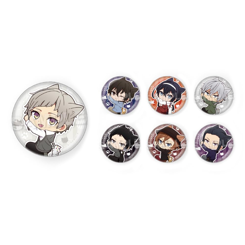 Bungo Stray Dogs Trading Can Badges, Hitsukinyan Ver., Box of 7
Bungo Stray Dogs Trading Can Badges, Hitsukinyan Ver., Box of 7