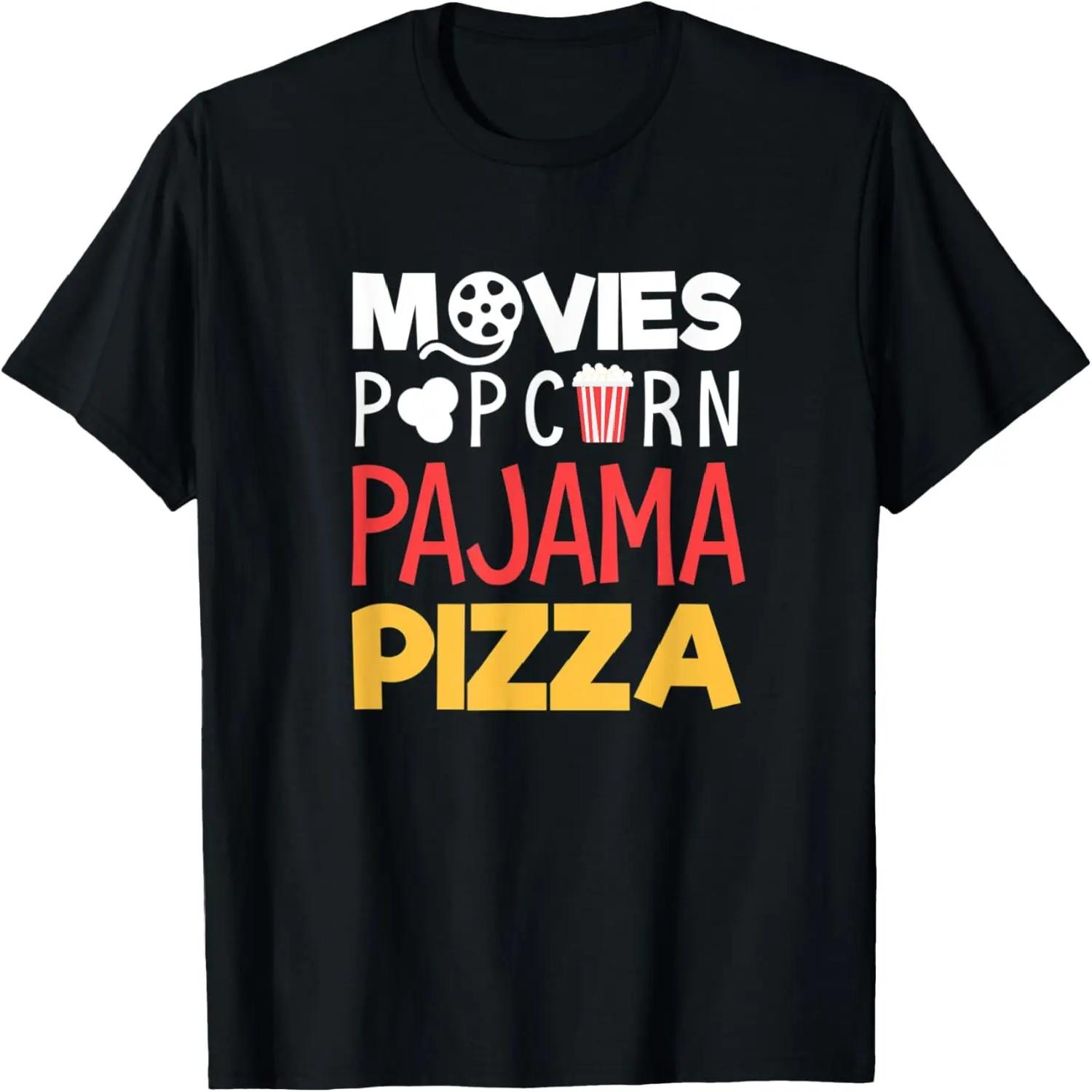 Movies Popcorn Pajama Pizza Design T-Shirt S чёрный
Movies Popcorn Pajama Pizza Design T-Shirt S чёрный