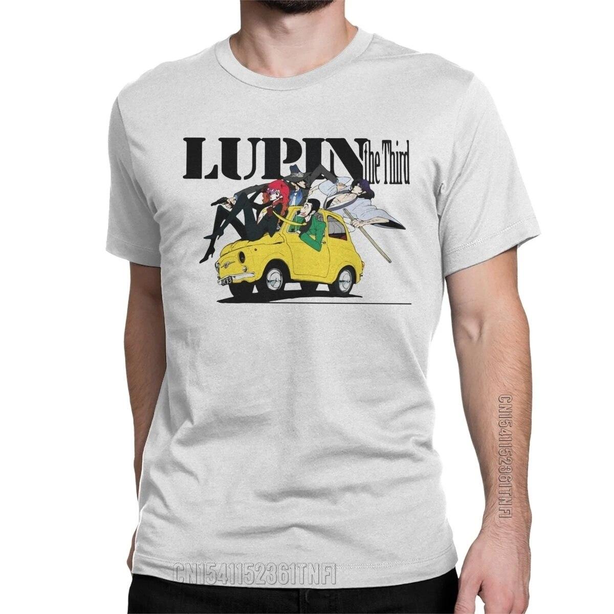 Повседневная футболка Lupin III Family Monkey Punch, хлопковые футболки унисекс с круглым вырезом, классическая футболка с короткими рукавами, топы больших размеров
Повседневная футболка Lupin III Family Monkey Punch, хлопковые футболки унисекс с круглым вырезом, классическая футболка с короткими рукавами, топы больших размеров