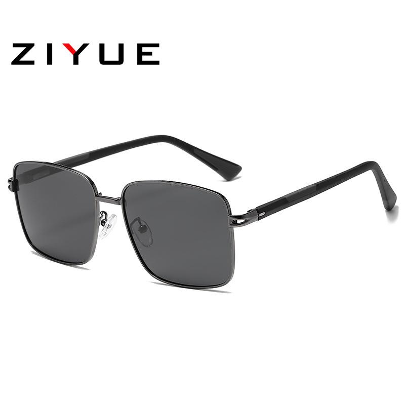 Мужские поляризованные солнцезащитные очки с квадратной металлической оправой, защита от УФ-лучей
Мужские поляризованные солнцезащитные очки с квадратной металлической оправой, защита от УФ-лучей